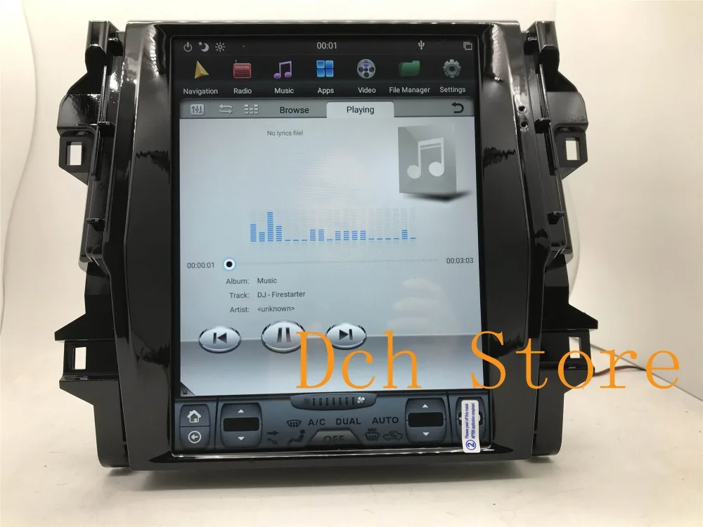 12,1 дюймов вертикальный tesla стиль Android 8,1 автомобильный dvd-плеер gps навигация для Toyota Fortuner carplay px6