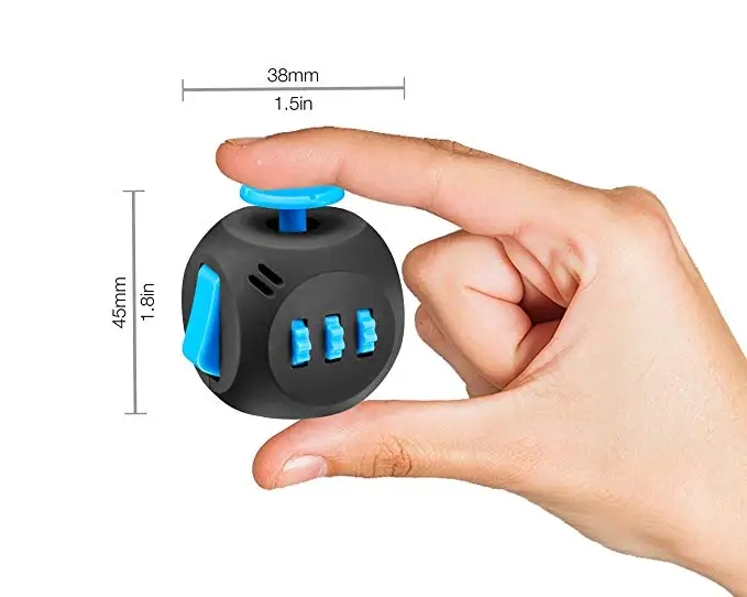 EDC Hand For Autism ADHD Anxiety Relief Focus Kids 12 Sides Anti-Stress Magic Stress Fidget Toys