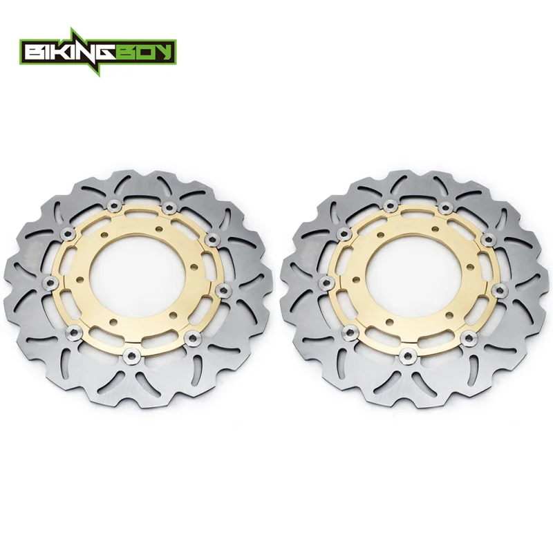 Front Gold BIKINGBOY для Suzuki GSX-S 1000 GSXS 1000 F из АБС-пластика, 15, 16, 17, 18, 19 лет GSX-S 1000 Катана ABS 20 спереди и сзади тормозные диски роторов - Цвет: Front Gold