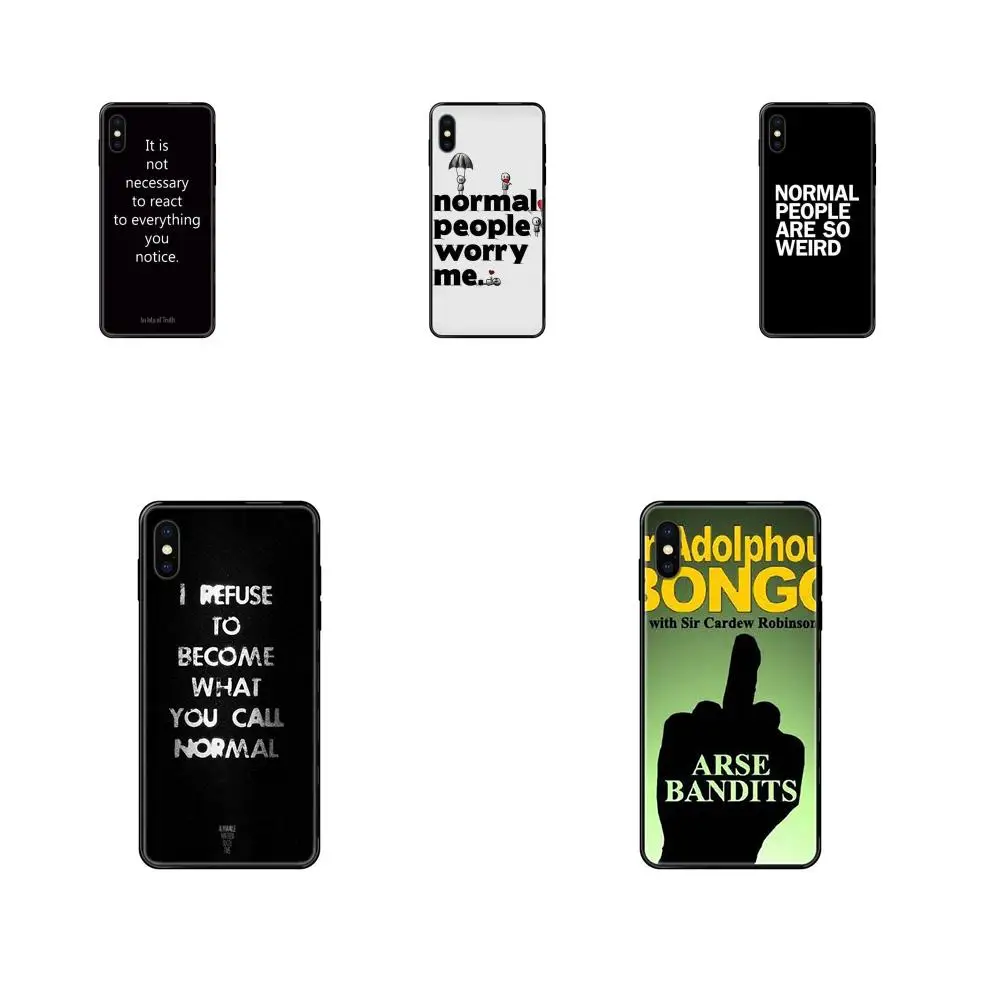 Мягкий TPU черный Quinn телефон для Huawei P40 P30 P20 P10 P9 P8 Lite Plus Pro 2017 P Smart 2019 нормальные люди