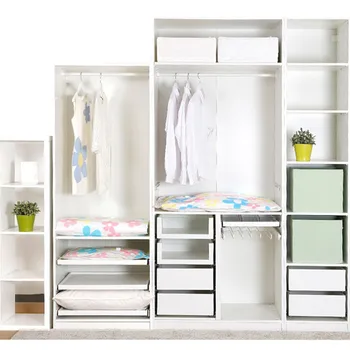 

SEAAN 11PCS Thickened Vacuum Storage Bag For Cloth Compressed Bag with Hand Pump Reusable Blanket Clothes Quilt Organizer