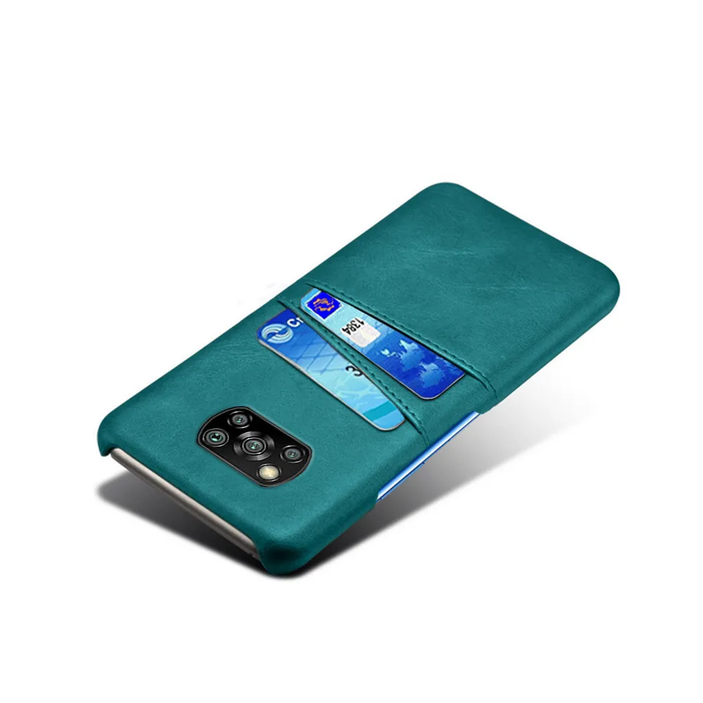 Business Case For Xiaomi Poco X3 NFC Coque Capa Credit Card Vintage PU Leather Wallet Cover Case For Xiomi Poco X3 NFC Funda xiaomi leather case chain