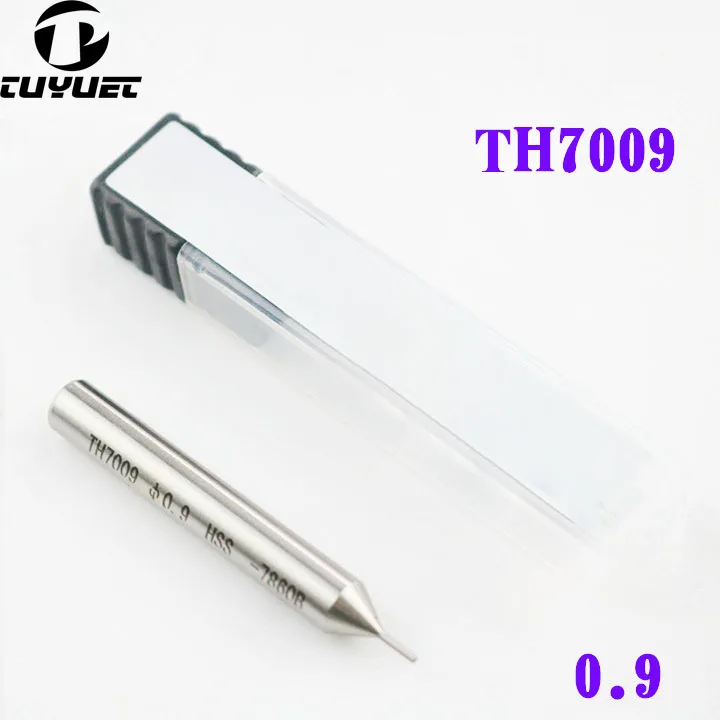 TH7009 HSS Carbide End Mill 0.9MM Vertical guide Pin  Milling Cutter