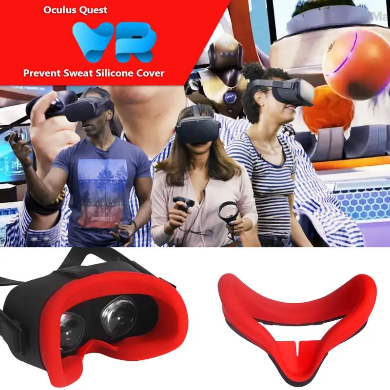 

Soft Anti-sweat Silicone Eye Mask Case Cover Skin for Oculus Quest VR Glasses