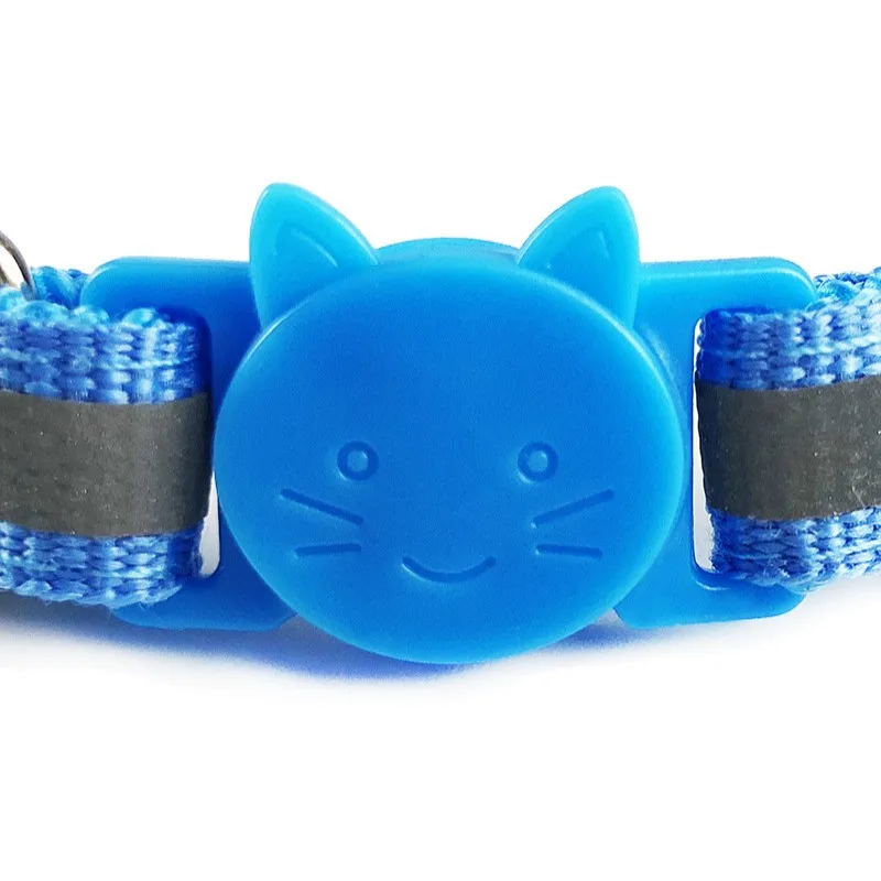 Reflective Ideal Size Pet Collar Breakaway Cat Collars With Bell For Cats Or Dogs Reflective Ideal Size Pet Collar Breakaway Cat Collars With Bell For Cats Or Dogs