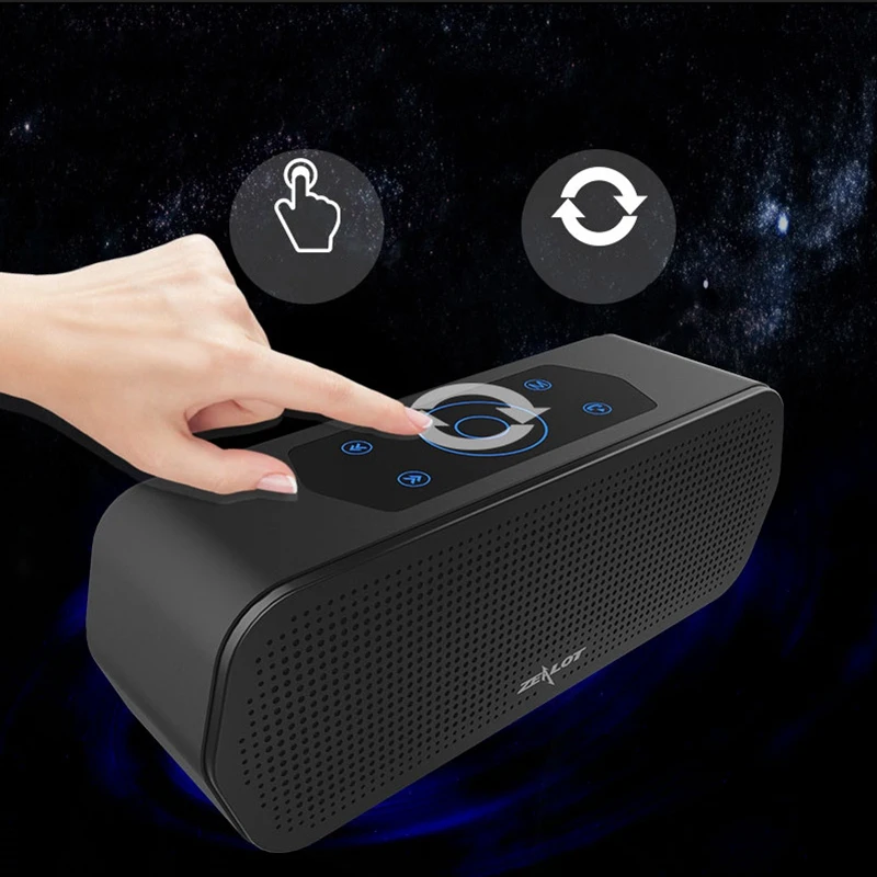 ZEALOT S20 Bluetooth динамик сабвуфер портативный маленький динамик открытый мобильный телефон беспроводной аудио 3D стерео объемный звук Effec