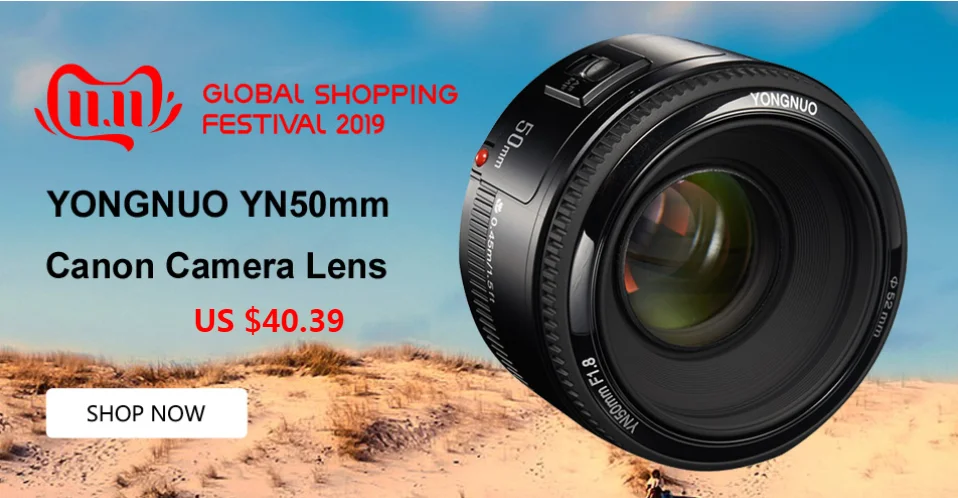 YONGNUO YN50mm YN35mm F1.4/F1.8/F1.8II/F2.0 Standard Prime Lens Large Aperture Auto Focus Camera Lens for Canon EOS 70D 5D2