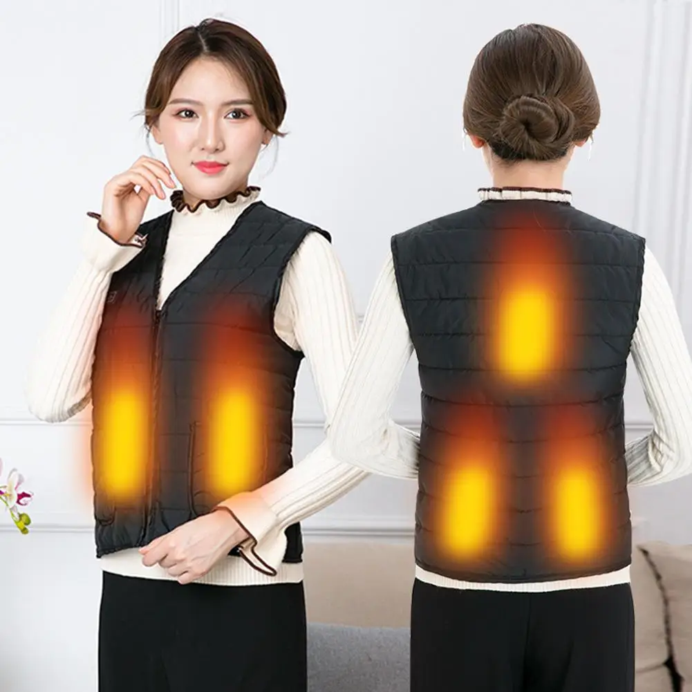 Для мужчин и женщин Открытый USB инфракрасный тепловой жилет гибкая электрическая теплая зимняя куртка одежда для спорта Пешие прогулки жилетка для езды
