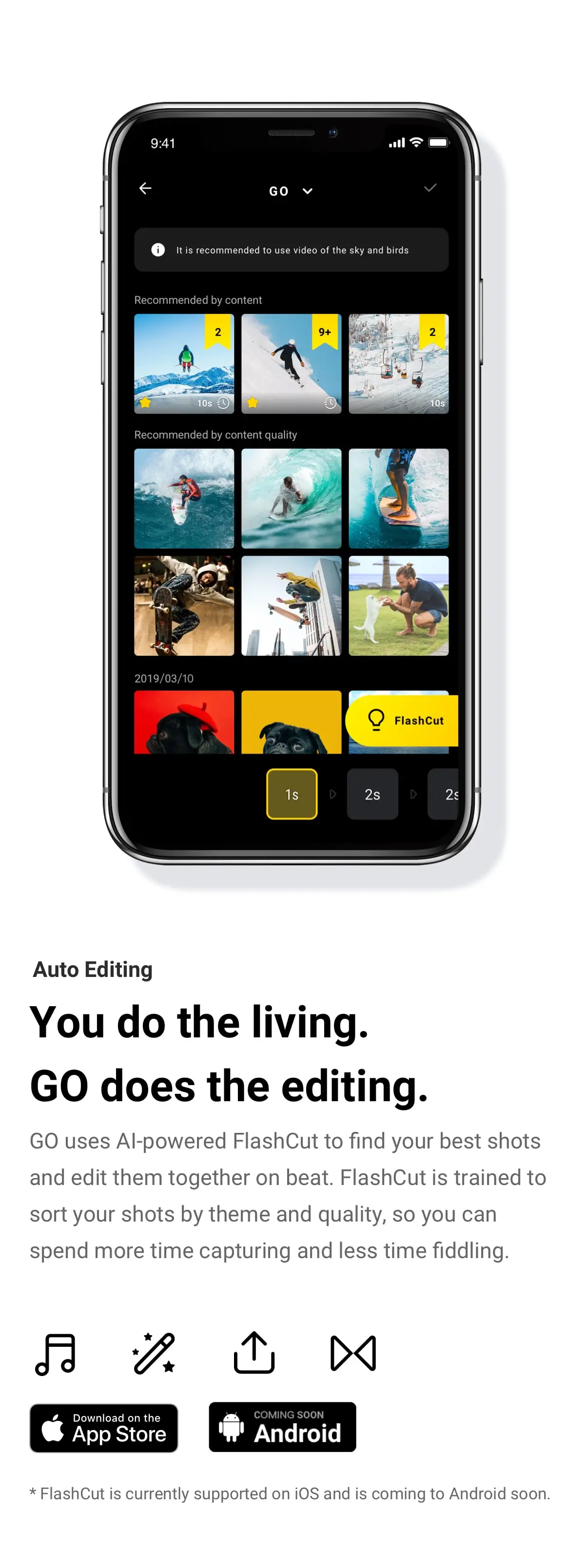 Предпродажа Insta360 GO новая Экшн-камера AI автоматическое изменение hands-free самая маленькая стабилизированная камера