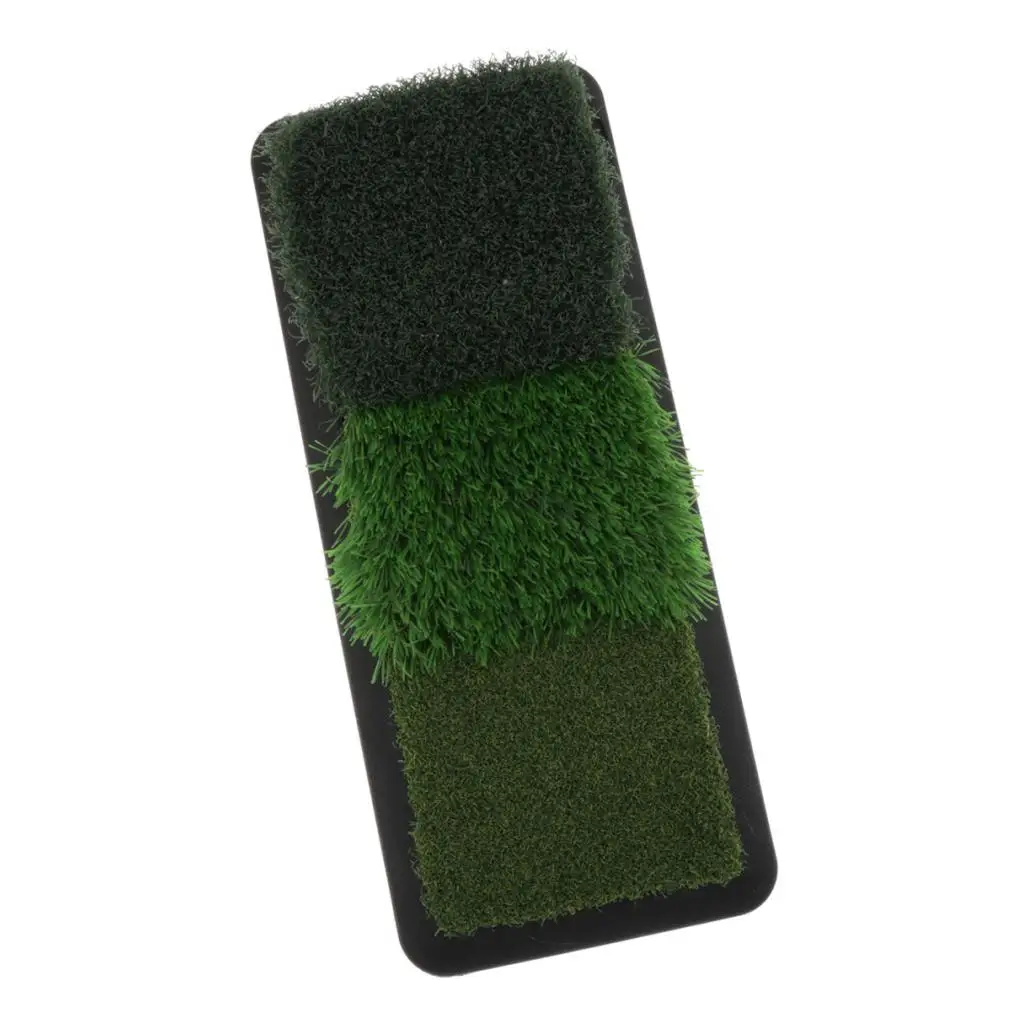 Golf Practice Mat- Driving, Pitching, Putting Golf Hitting Mat, Green, 47x20cm