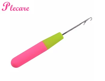 

5Pcs Mixed Steel Crochet Hooks Template Bending Shape Plastic Handle Knitting Needles DIY Crochet Hook Kit Knitting and C