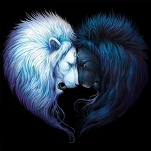 

Animal Lion DIY 5D Diamond Painting Full Drill with Number Kits Home and Kitchen Wall Decoration Gifts for Adults and Kids