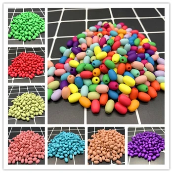 

New 6x8mm 50pcs Acrylic Oval Shape Imitation Pearls Beads DIY Jewelry Accessories for Women Making Bracelet Necklace Wholesale