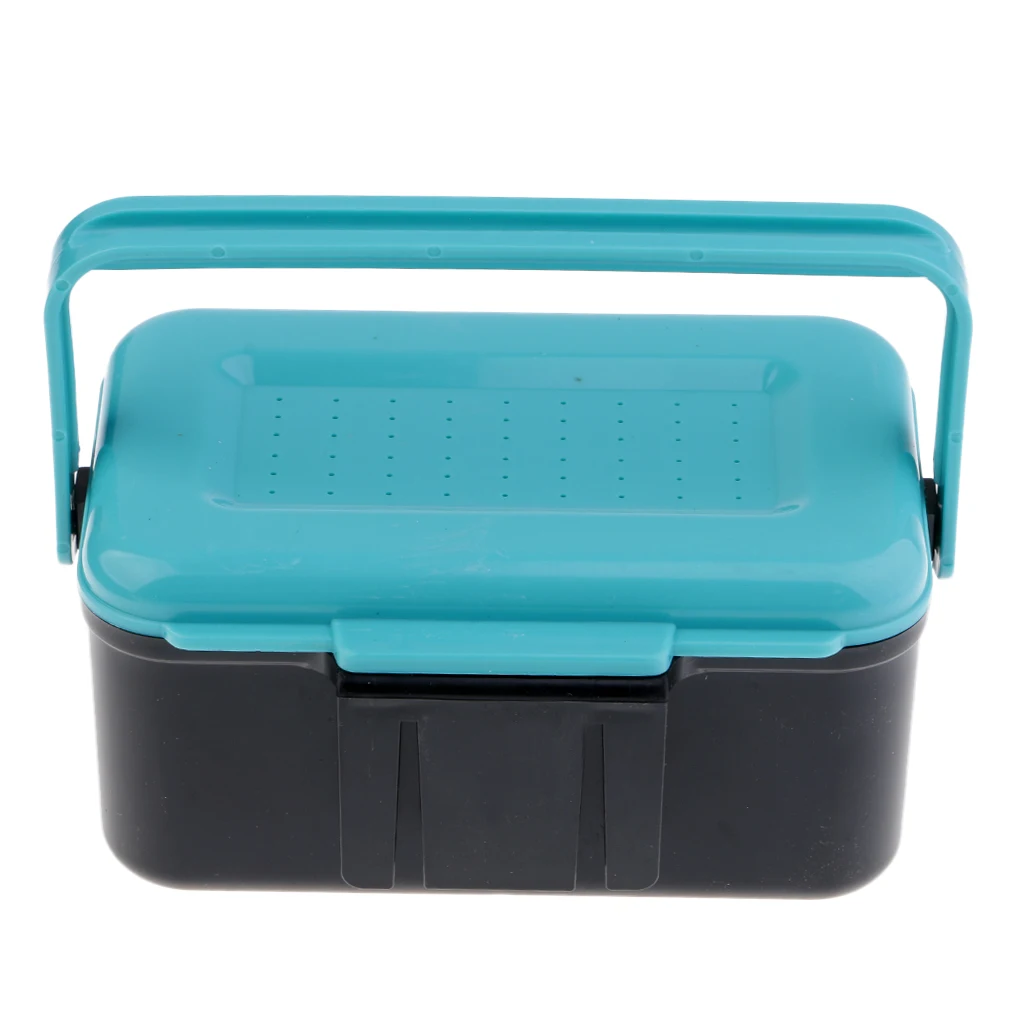 Live Bait Box Set Earthworm Red Worm Lure Bait Holder Waist Box Portable