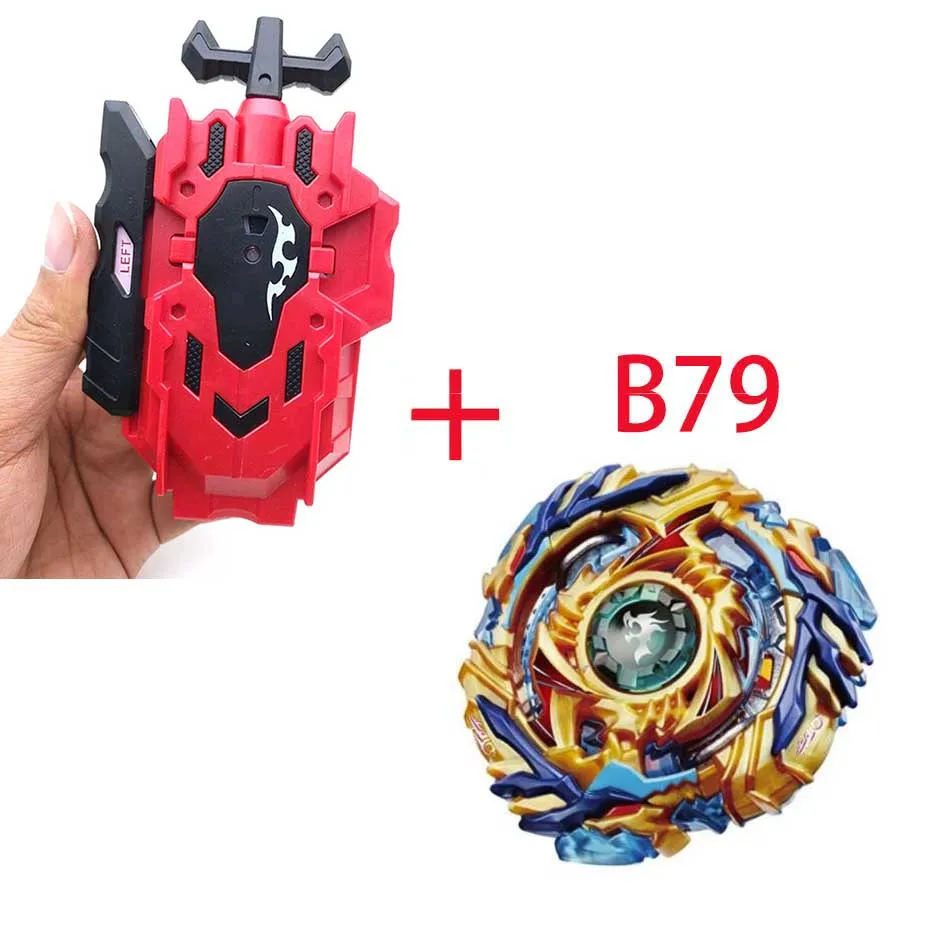 B79 Волчок Beyblade BURST B-00 B35 с пусковым устройством Bayblade Bey blade металл пластик Fusion 4D Подарочные игрушки для детей - Цвет: B79