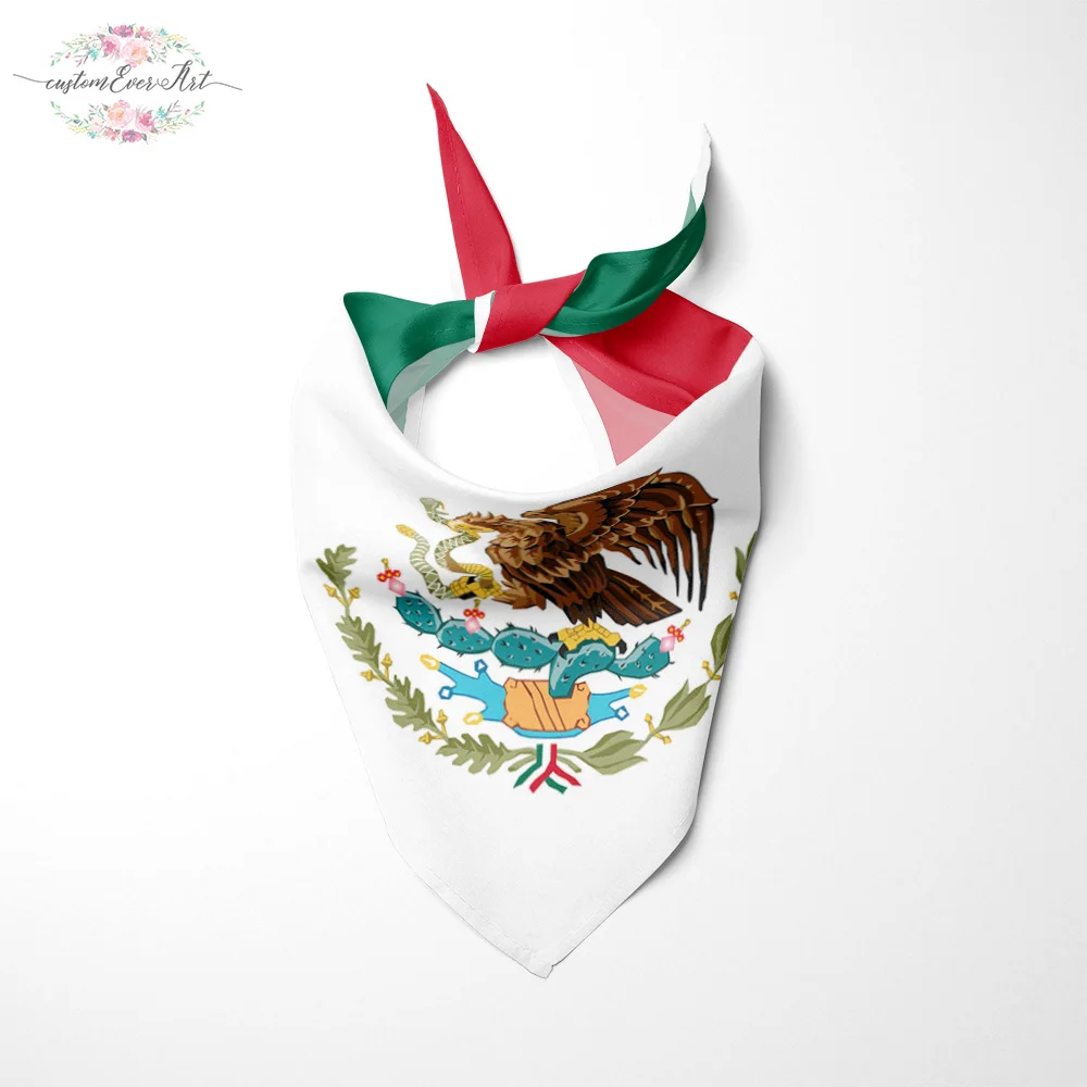 

The Mexico flag Dog Bandana Cat Bandana Pet Bandana Pet Accessory personalized name custom pet present scarf