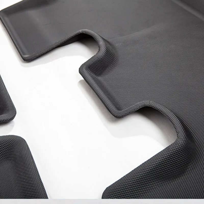 Full Surrounded Special Foot Pad Floor Mats Cover Waterproof Non-slip TPE XPE Modified For Tesla Model Y -