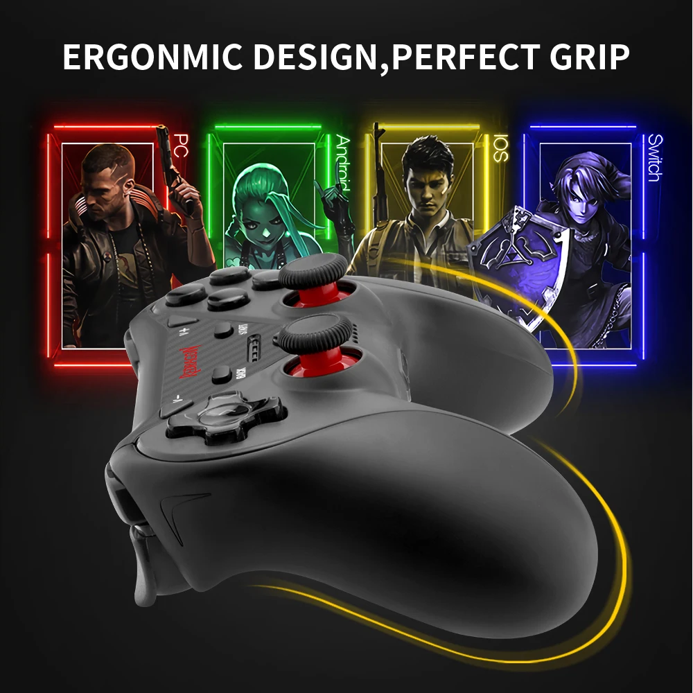 Redragon G812 беспроводной геймпад Bluetooth игровой контроллер Джойстик для ПК android телефон ТВ коробка переключатель Play Station 4 PS4 ISO