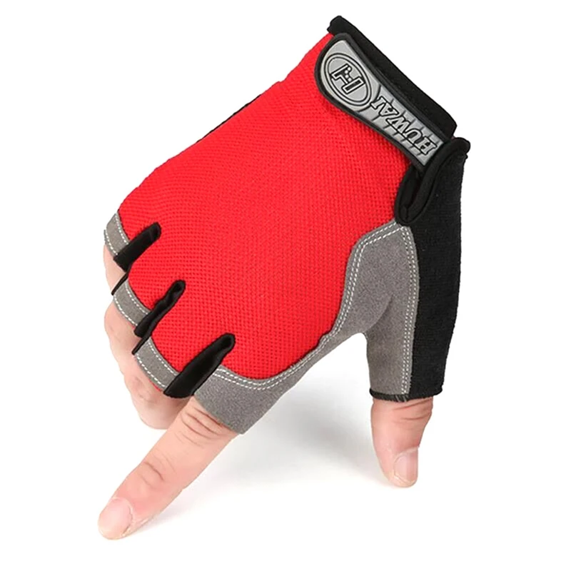 Sports Cycling Gloves Bike Bicycle Riding Warm Half Finger Mittens For Women Men 