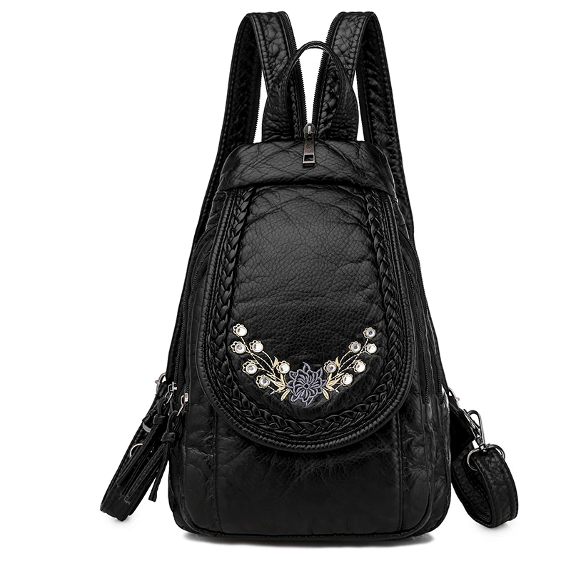 Ladies Bagpack Women Travel-Shoulder-Bag Girls for High-Quality Sac Dos Female New