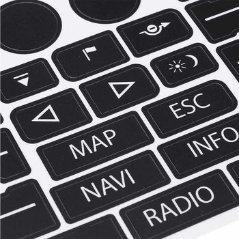 

Styling Radio Konb Cover Steering Wheel Replacement Left Right Interior Door Dash Repair Button Stickers Kit for Mercedes