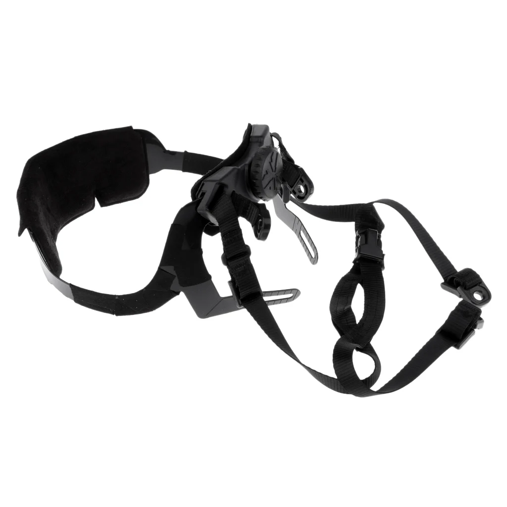 4 Points Helmet Chin Strap w/ Screws & Nuts for Fast ACH MICH Helmet, H-Nape Pad Harness