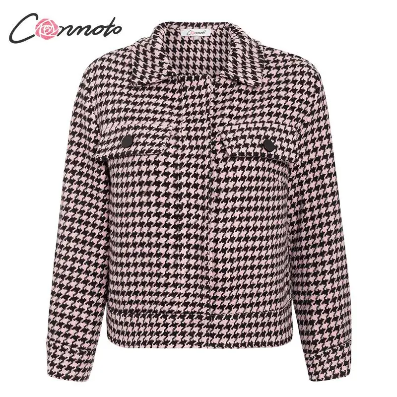 Conmoto, Осень-зима, твидовый Женский блейзер, пальто, винтажный, элегантный, короткий Блейзер, пальто, на пуговицах, Ретро стиль, для девушек, блейзеры, пальто, верхняя одежда