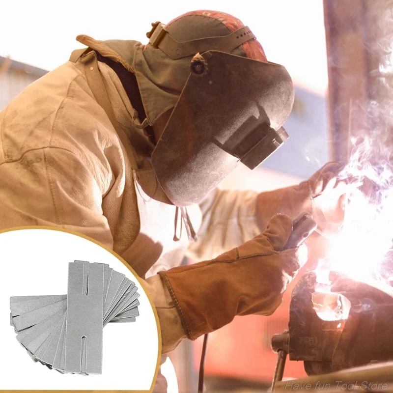 100pcs 0.15*8*28 H type Nickel Plated Steel Strap Strip Sheets for Battery Pack Spot Welding