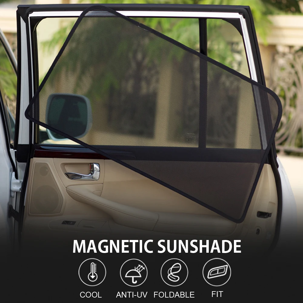 

WENLO For Honda freed City Crossroad SHUTTLE EDIX MOBILIO Magnetic Car Side Window Sun Shades Cover Mesh car curtain