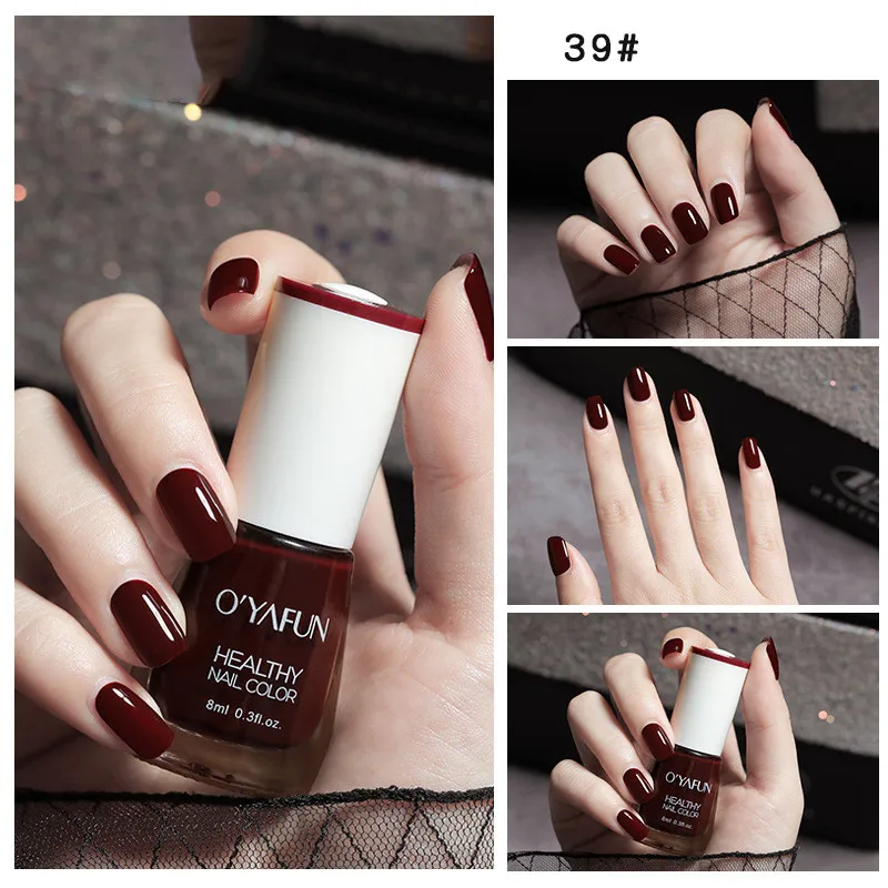 Quick Dry Glitter & Matte Waterproof Nail Polish