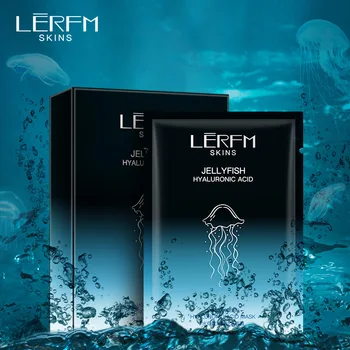 

LERFM Jellyfish Hyaluronic Acid Hydrating Facial Mask Shrinks Pore and Firms Moisturizing Facial Mask