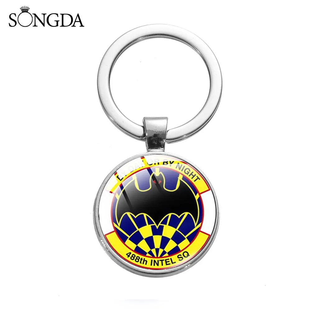 To My Son Photo  Cabochon Glass Tibet Silver Keychain Keyring 