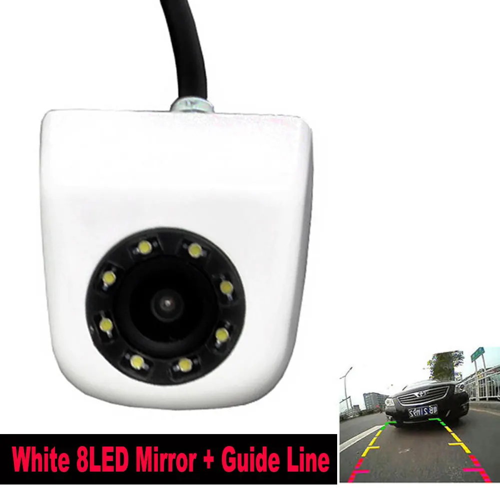 Factory CCD ccd Rearview Waterproof night 170 degree Wide Angle Luxur Car Rear View Camera Reversing Backup Camera 8LED 360 degree camera for car