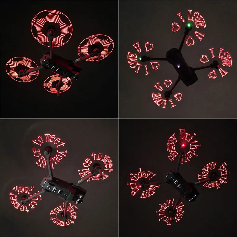 

DIY Programmable Flashing Word LED Propeller for DJI Mavic 2 Pro/ Zoom Remote Control Toy Accessory Blade