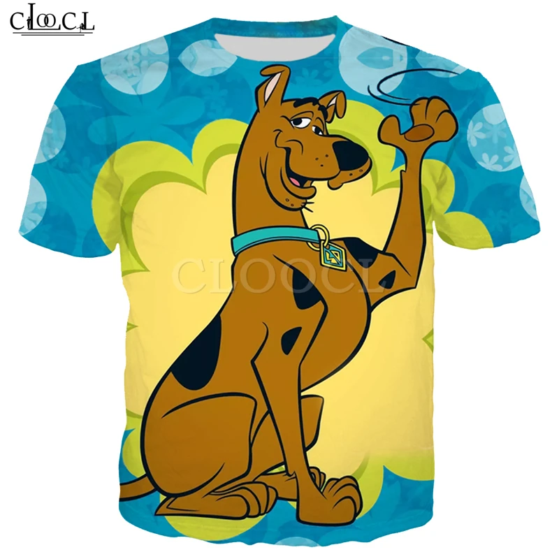 T Shirt 8 Мультфильм Скуби Ду футболки для мужчин и женщин 3D принт аниме короткий рукав кофта для бега хип хоп Уличная хипстерский свитер - Цвет: T Shirt 8