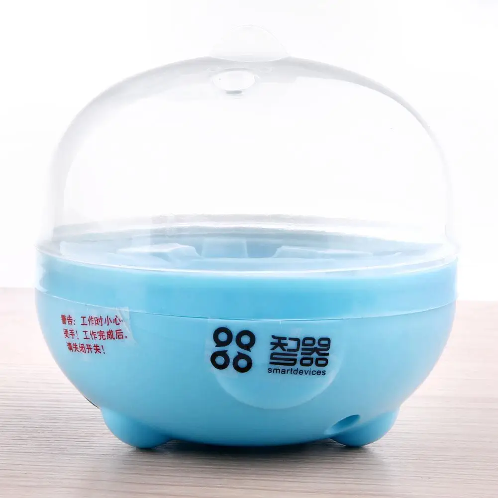Auto-Off Egg Cooker Boiling 3-Eggs Boiler Poacher Steamer Kitchen Tool