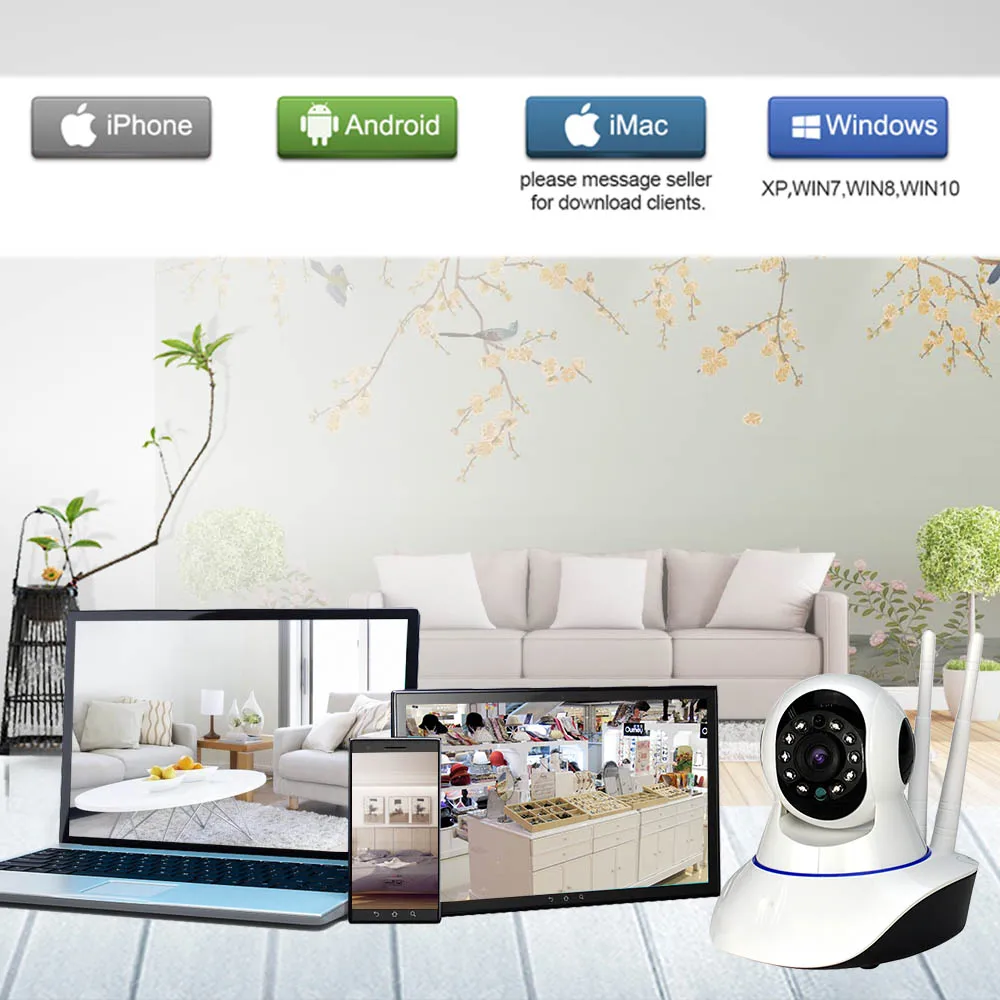 Yoosee Wifi IP Mini PTZ купольная камера беспроводная 1080P ONVIF двухстороннее аудио P2P SD слот для карт для видеонаблюдения домашний ip-монитор