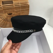 Хан издание цепи темно-синий берет Джокер хит для досуга милый японский берет на зимние армейские кепки