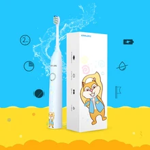 Водонепроницаемая электрическая зубная щетка Smart Series с 4 сменными головками для детей