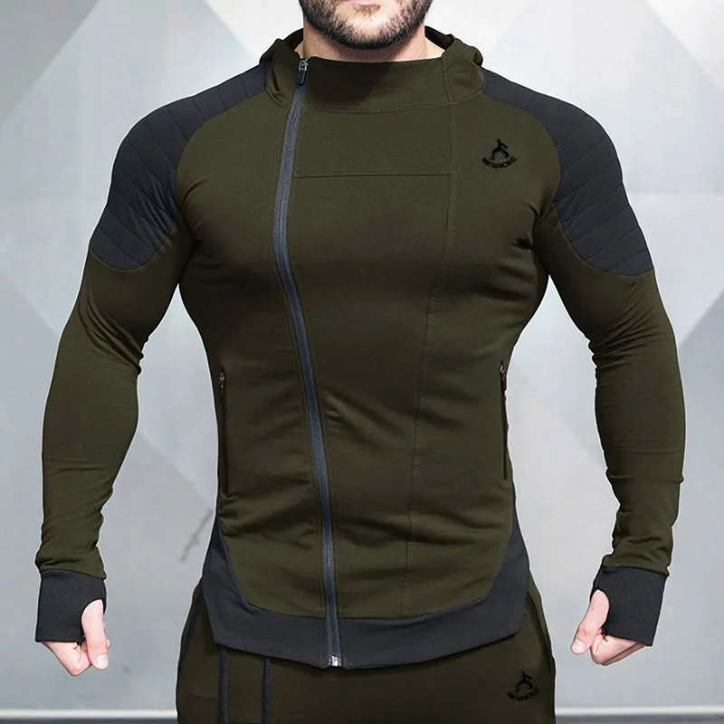 Новые спортивные тренажеры фитнес мужские толстовки бодибилдинг Slim Fit тренировки мужские толстовки Спортивная одежда для бега мужское худи дропшиппинг