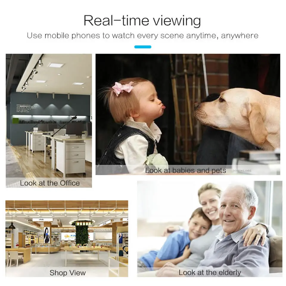 Мини-камера домашней безопасности, WiFi, ночное видение, 1080 P, беспроводная камера наблюдения, удаленный монитор, приложение для телефона, DVR видеокамера