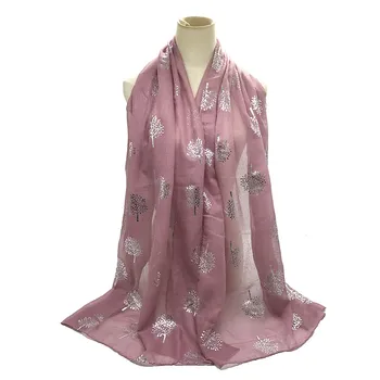 

100pcs/lot NEW Winter Lady Golden Tree Print Long Wrap Women's Shawl Pashmina Stole Scarf Scarves Viscose scarf High Quality