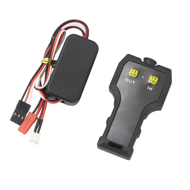 SCX10 90046 Traxxas is suitable for 1:10 RC tracked vehicle axle metal automatic winch wireless remote control system