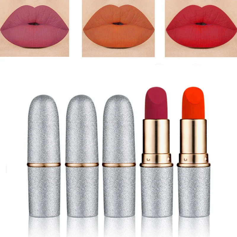 

2019 new lipstick fashion 12 color matte lipstick cosmetic lipstick lady cosmetic lipstick