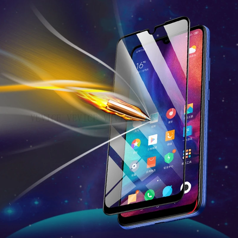 Ультра тонкое красочное роскошное закаленное стекло для Xiaomi mi a2 lite x2 устойчивое к