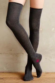 

Hirigin 2020 Fashion Autumn Women Girls Cable Knit Extra Long Boot Sockings Over Knee Thigh High Warm Stocking