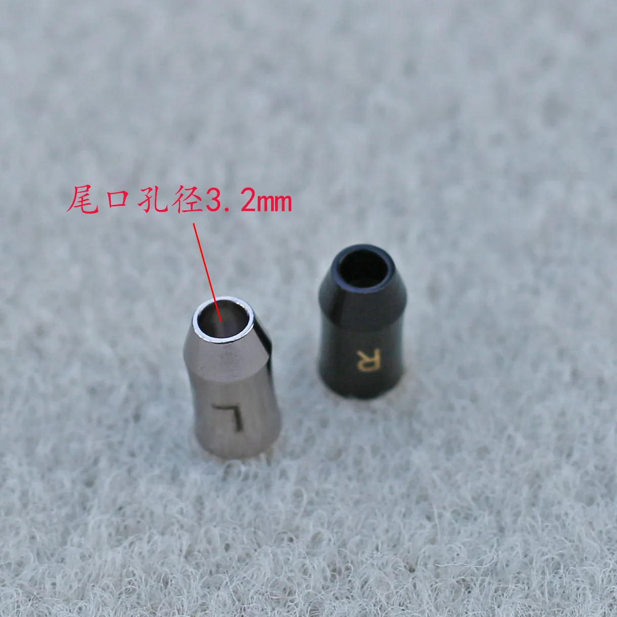 Headphone cable accessories MMCX pin upgrade expansion plug black silver small waist