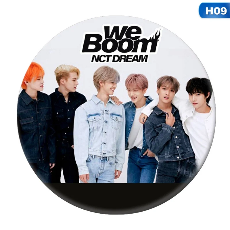 Корейский KPOP NCT NCT127 сенсорный альбом Брошь булавка приспособление для бейджа для одежды шляпа украшение для рюкзака - Окраска металла: 9