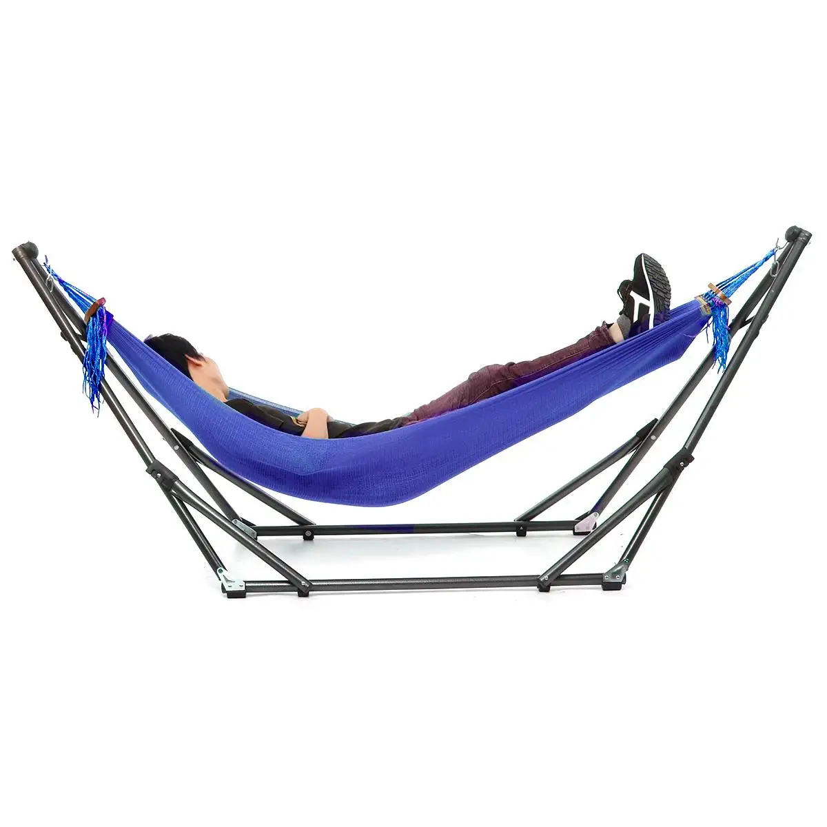 Removable Assembly Thickened Iron Bracket Hammock Shelf Hammock Indoor And Outdoor Convenient Hammock