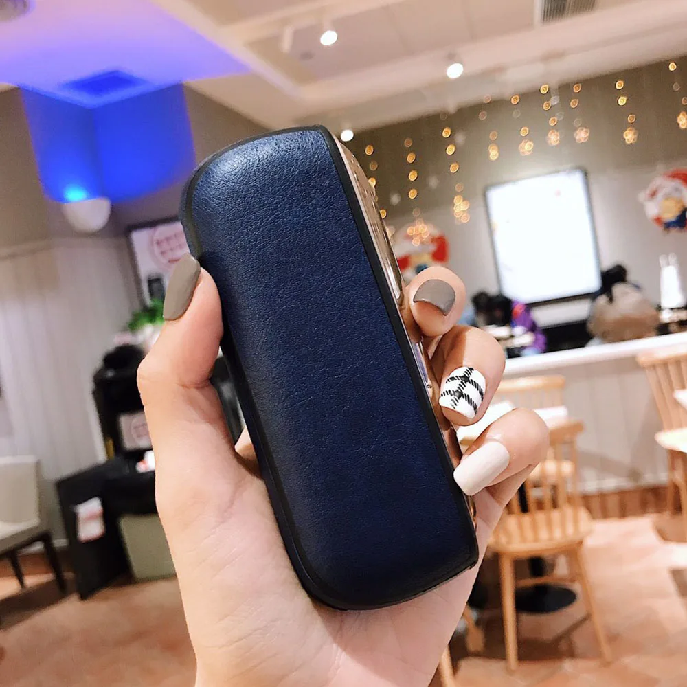 Модный кожаный чехол для iqos 3,0, 13 цветов, чехол и боковая крышка, защитный чехол, аксессуары